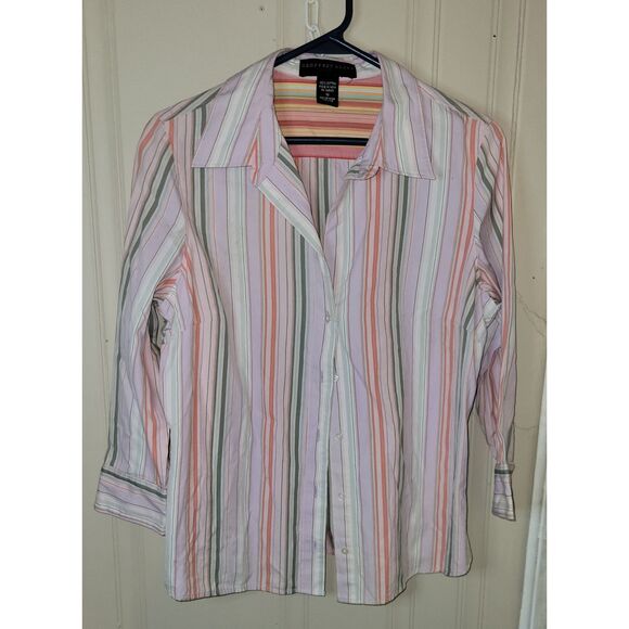 Geoffrey Beene Sport 3/4 sleeve top size 10 (T56) - Picture 1 of 7